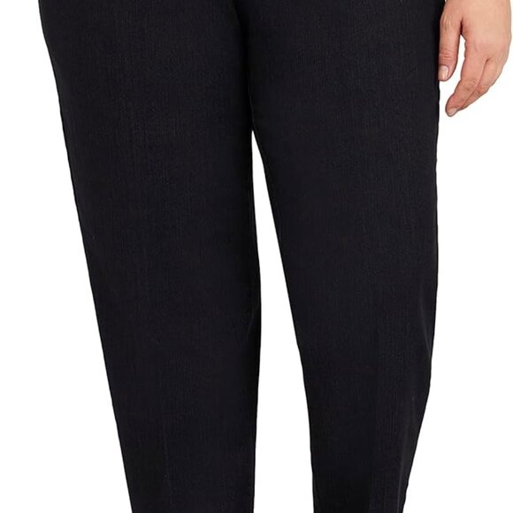 Alfred Dunner Womens Plus-Size Super Stretch Mid-Rise Short Length Pant - Picture 1 of 4